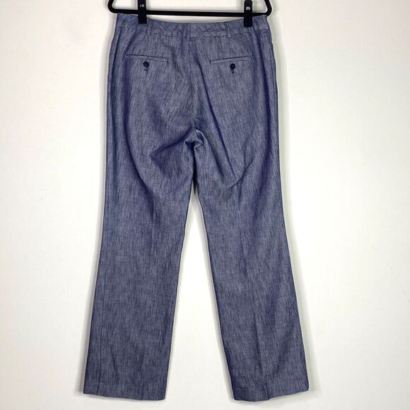 Talbots  Signature Straight Cotton Hemp Pants Women's Size 10 - Picture 2 of 9